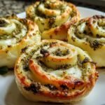 Pizzaschnecken Mit Pesto Und