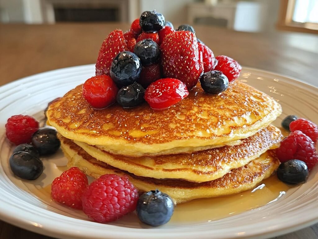 Protein Cottage Cheese Pancakes