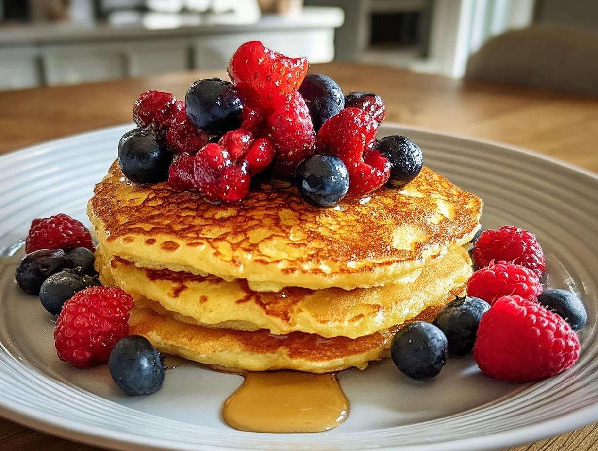 Protein Kwark Pancakes: Snel 2 Luchtige Pannenkoeken - Protein Cottage Cheese Pancakes - additional detail