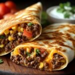 Rindfleisch Burrito Mit Kase