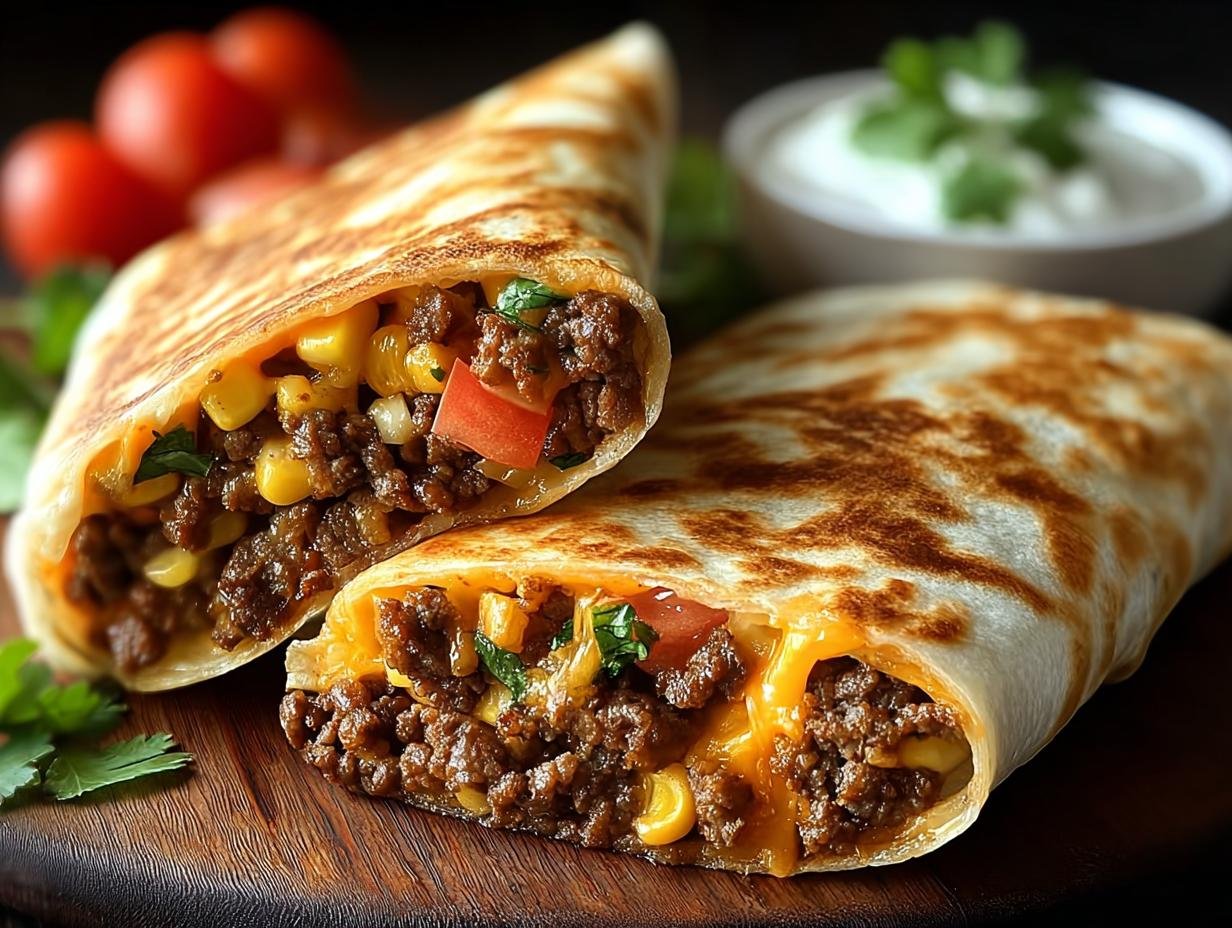 Rindfleisch Burrito Mit Kase