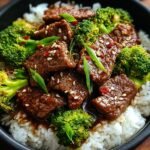 Rindfleisch Mit Brokkoli Ein