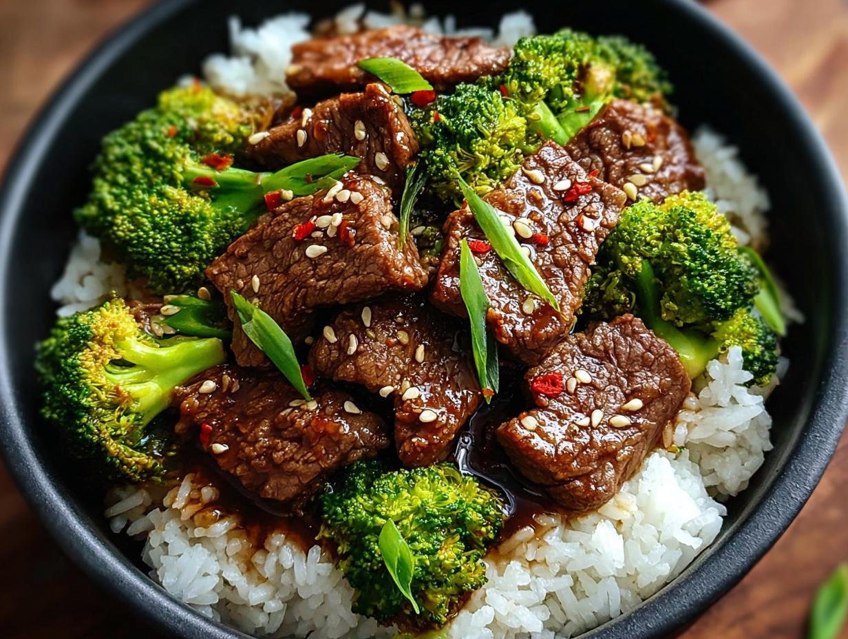 Rindfleisch Mit Brokkoli Ein