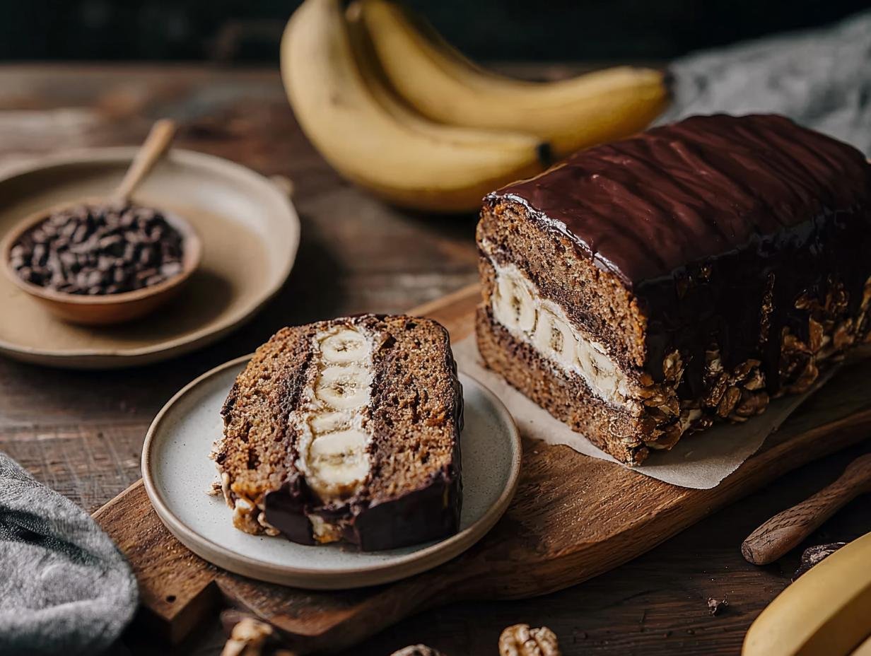 Saftiger Bananen Schoko Kuchen: 3 geheimen - Saftiger Bananen Schoko Kuchen - additional detail