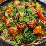 Spicy Sesame Tofu Noodles