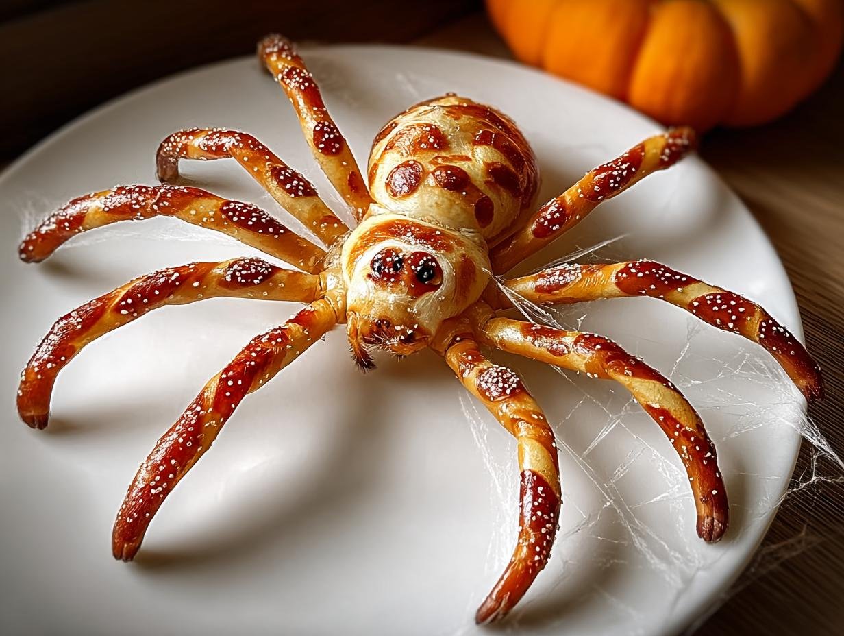 Spinne Aus Gefrorenen Laugenstangen: Lekker Makkelijk! - Spinne Aus Gefrorenen Laugenstangen - additional detail