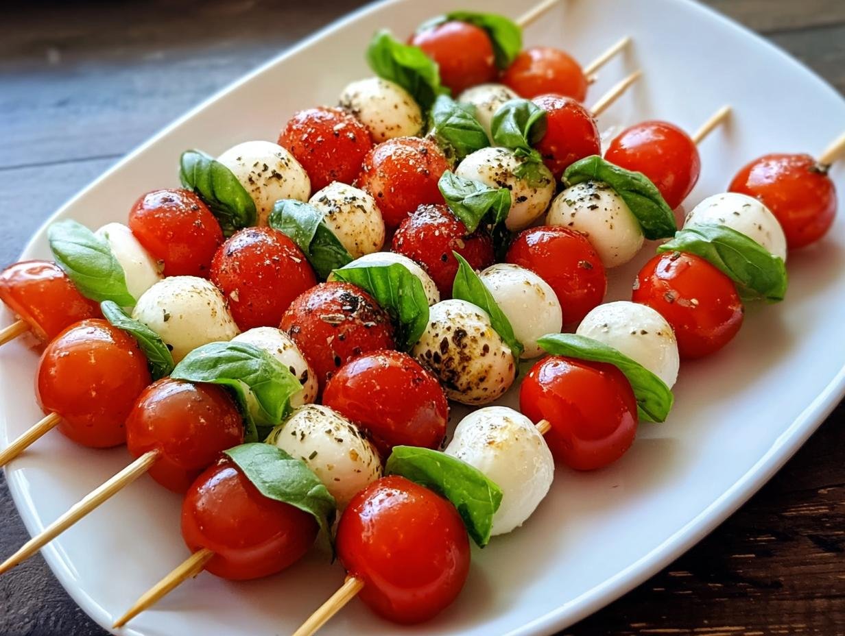 Tomate Mozzarella Spiesse