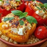 Vegetarisch Gefullte Paprika Mit