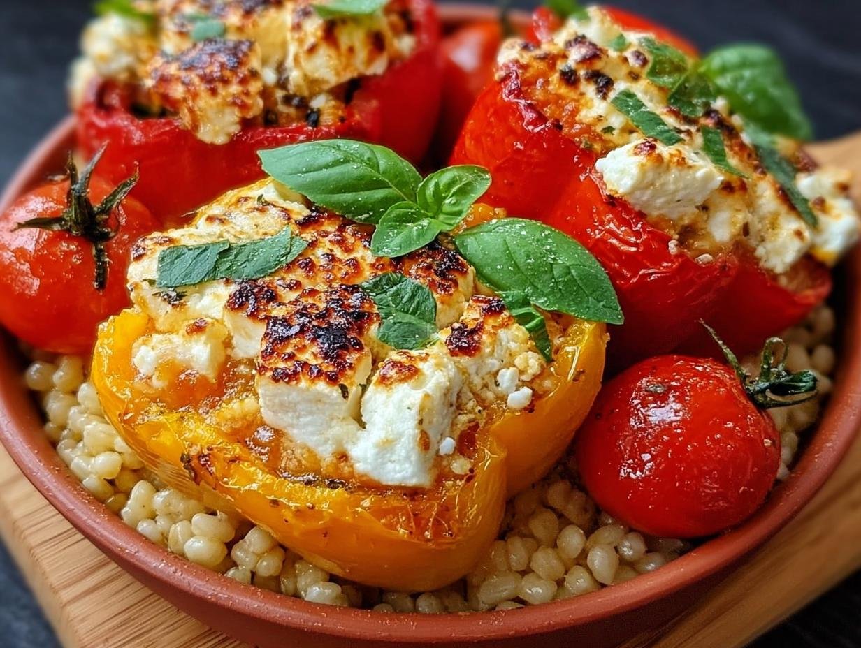 Vegetarisch Gefullte Paprika Mit