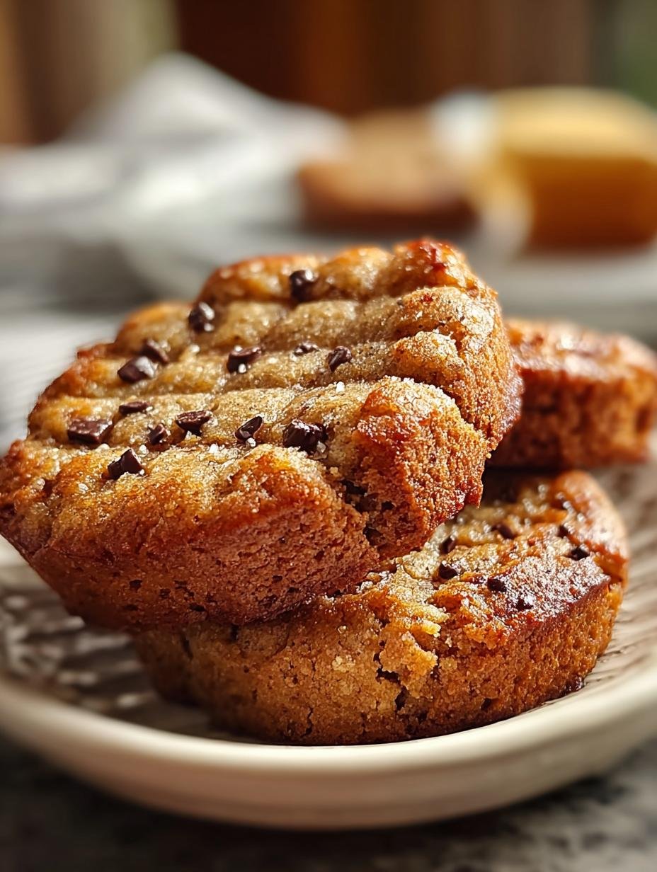 Heerlijke Bananenbrood Cookies versgebakken op een houten ondergrond, perfect zacht en goudbruin