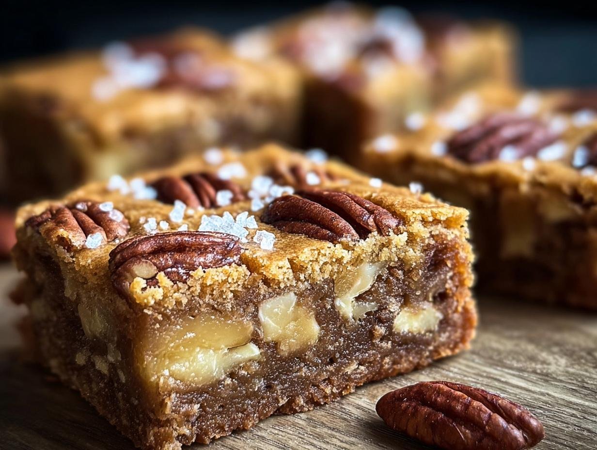 Magische Brown Butter Maple Pecan Blondies in 45 Min - Brown Butter Maple Pecan - main visual representation