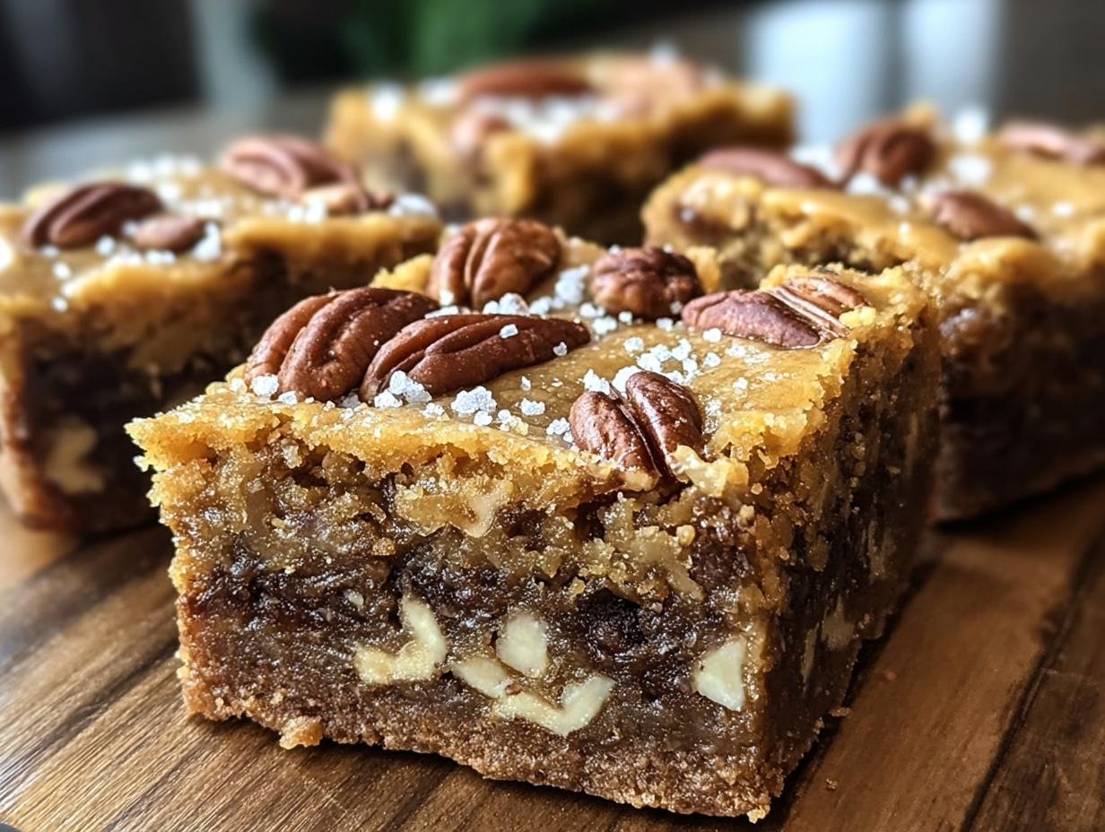 Magische Brown Butter Maple Pecan Blondies in 45 Min - Brown Butter Maple Pecan - additional detail