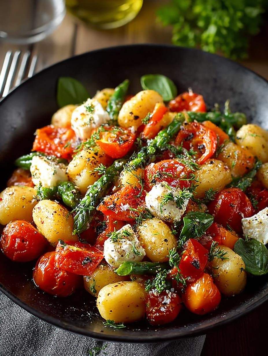 Bunte Gnocchi Gemuse Pfanne