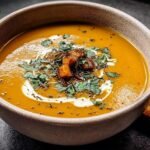 Butternusskurbissuppe Mit Karamellisierten Zwiebeln