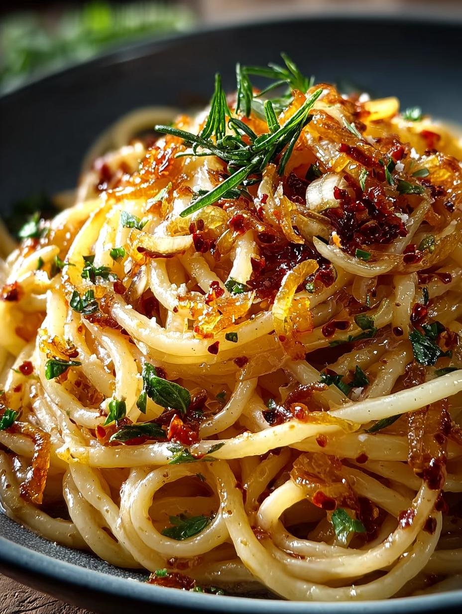 Caramelized Onion Pasta with