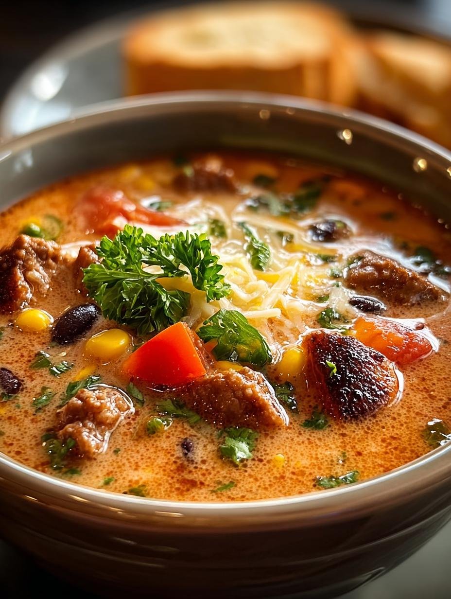 Verrukkelijke Creamy Cowboy Soup: 1 Kom Vol Geluk - Creamy Cowboy Soup - additional detail