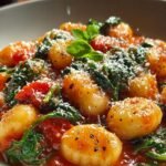 Creamy Tomato Spinach Gnocchi