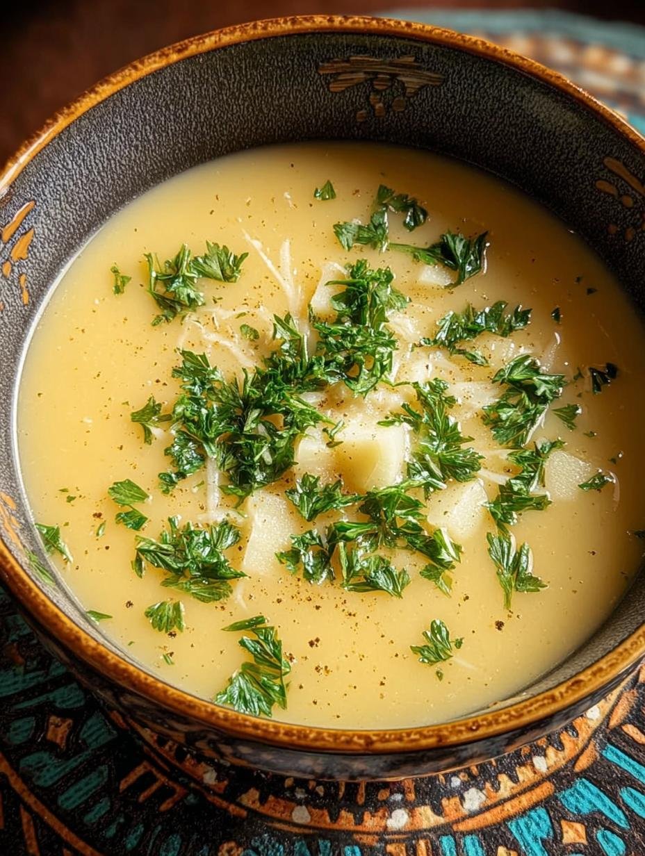 Verwarmende 45-minuten romige aardappel pastinaak soep - Cremige Kartoffel Pastinaken Suppe - additional detail