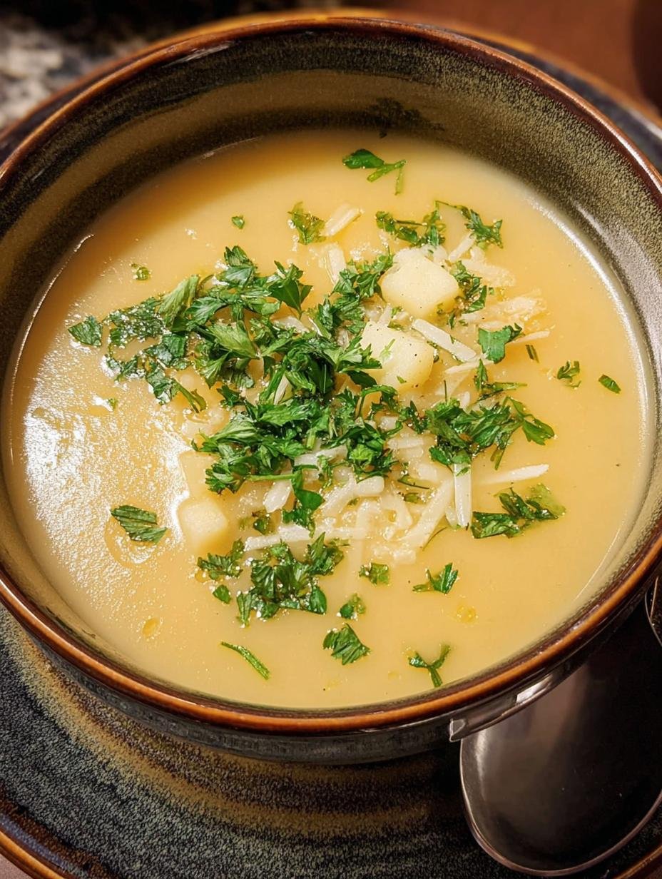 Cremige Kartoffel Pastinaken Suppe
