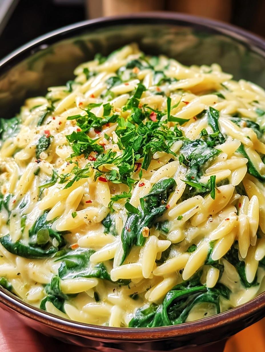 Cremiger Knoblauch Parmesan Spinat