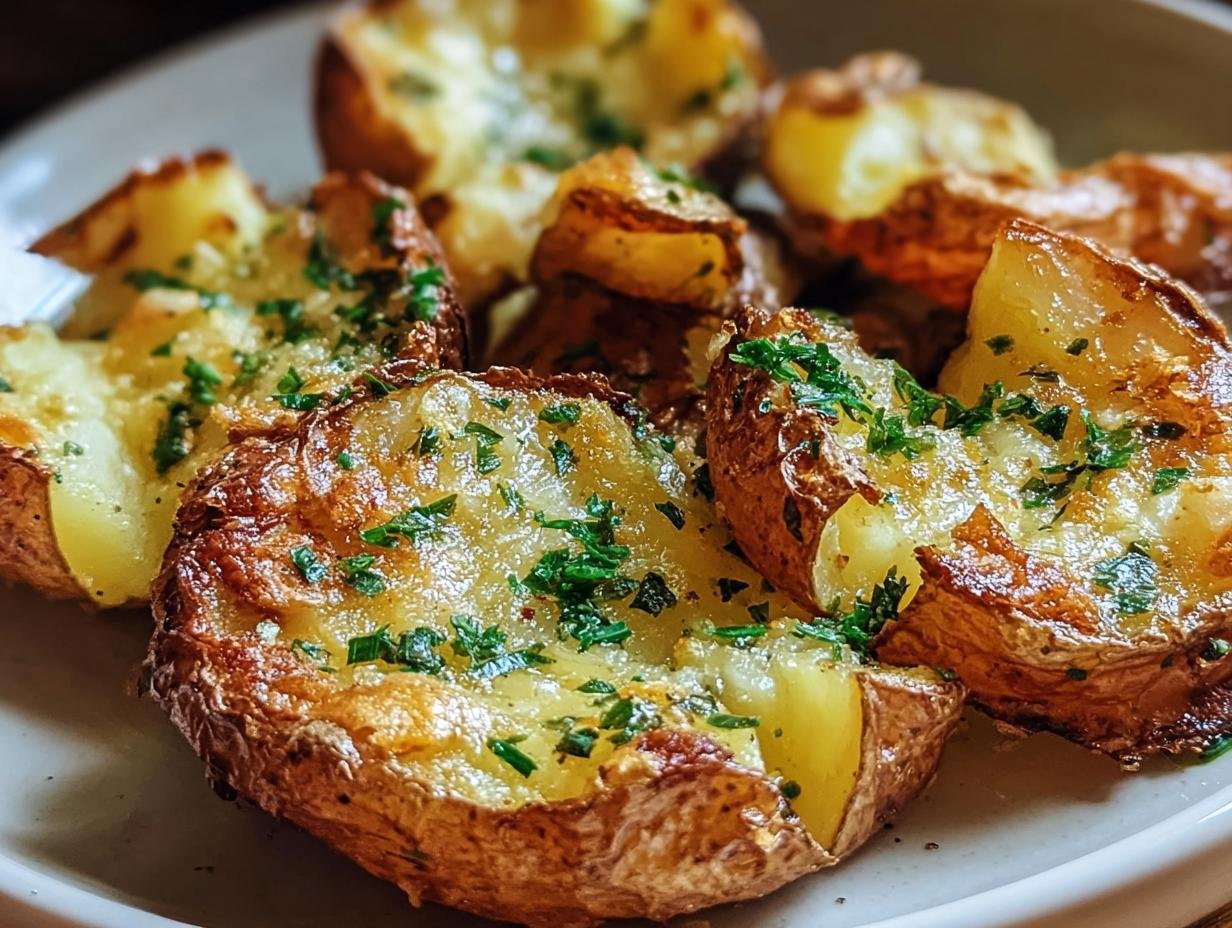 Knusprige Quetschkartoffeln
