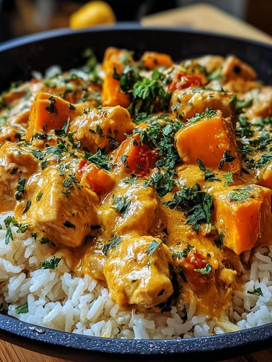 Kuerbis Haehnchen Pfanne Mit