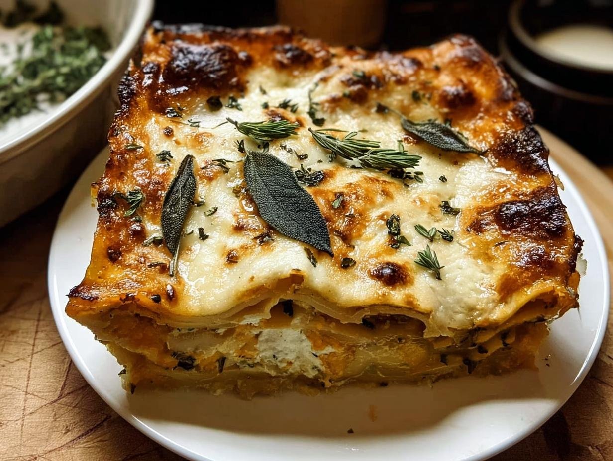 Pompoen Salie Lasagne: Verrassend Lekker Eten - Kurbis Salbei Lasagne Ein - main visual representation