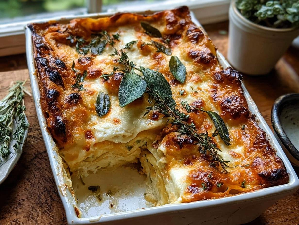 Kurbis Salbei Lasagne Ein