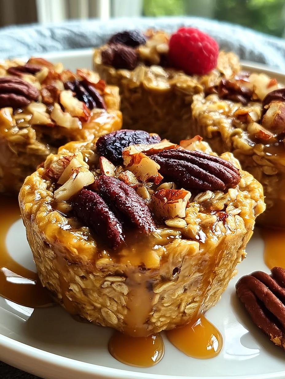 Maple Pecan Oatmeal Cups