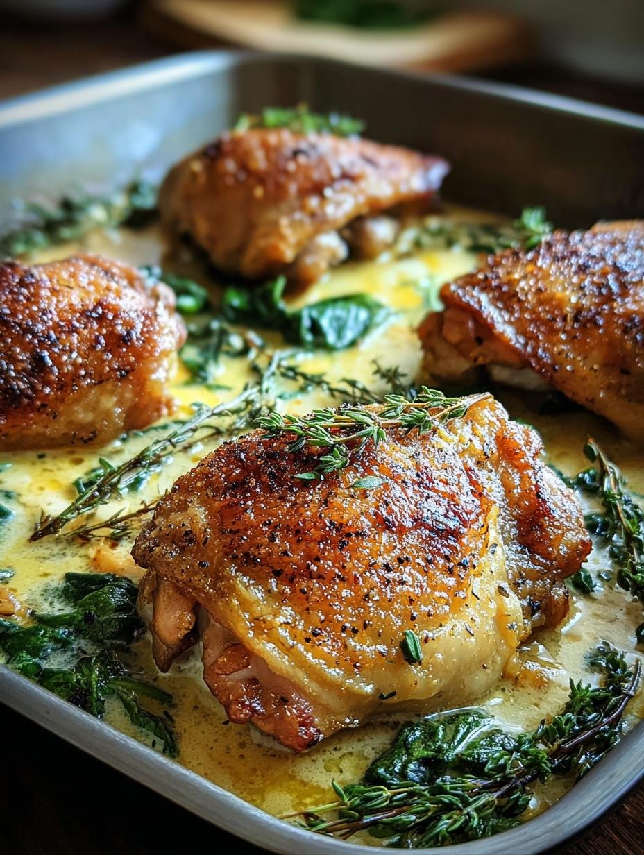 One Pan Creamy Garlic