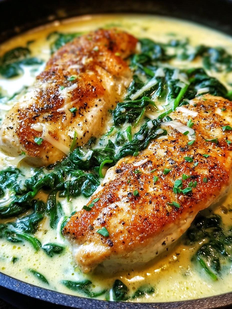 Verrukkelijke One Pot Creamy Garlic met perfect gegaarde kip en romige saus, klaar in 20 minuten