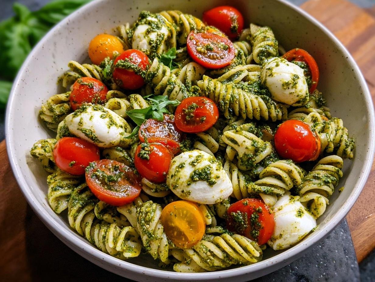 Pesto Nudelsalat Met Tomaten: Heerlijk & Snel - Pesto Nudelsalat Mit Tomaten - additional detail