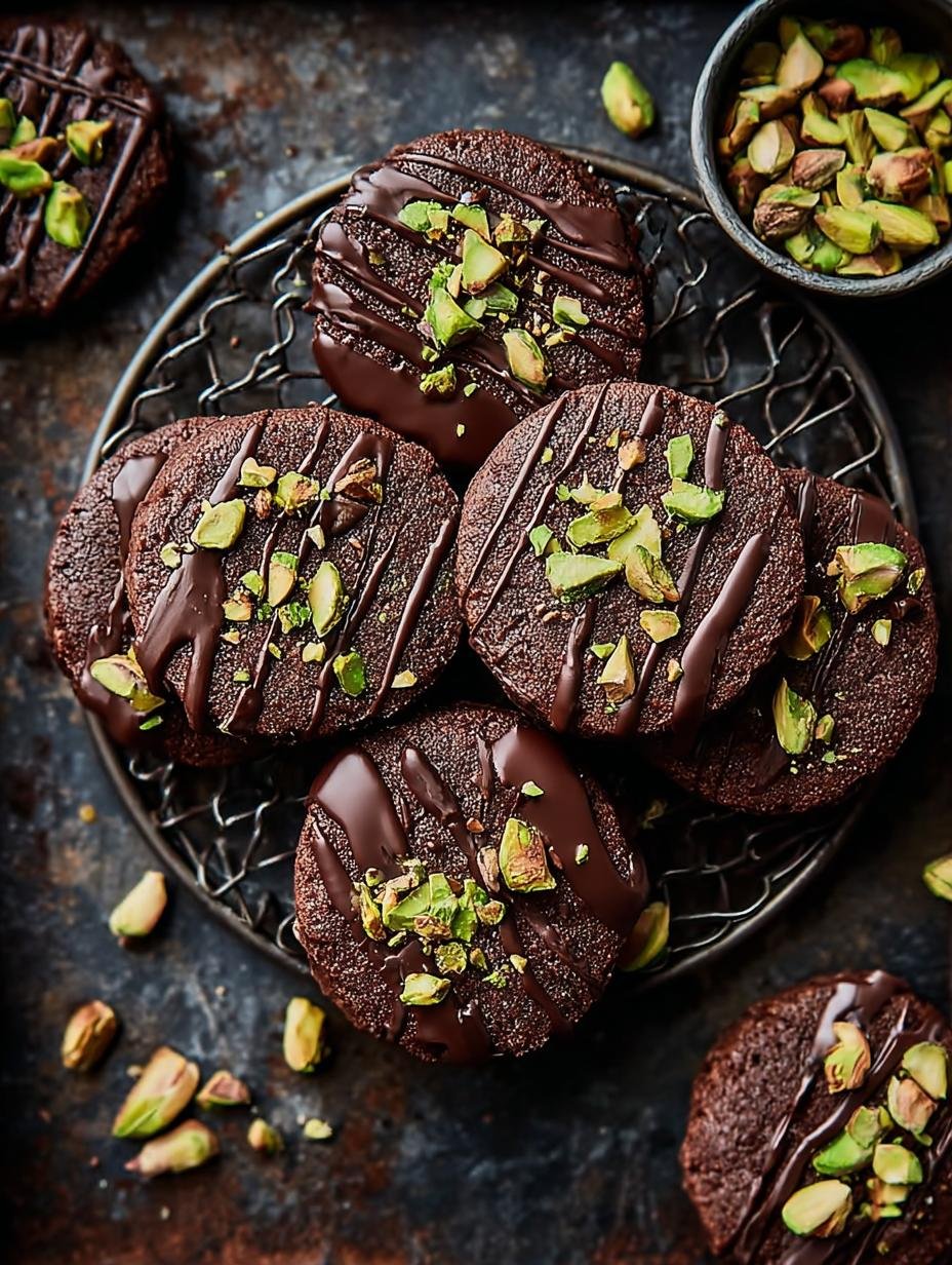 Ongekende Pistazien Schokoladen Sable Kekse in 10 Stappen - Pistazien Schokoladen Sable Kekse - additional detail