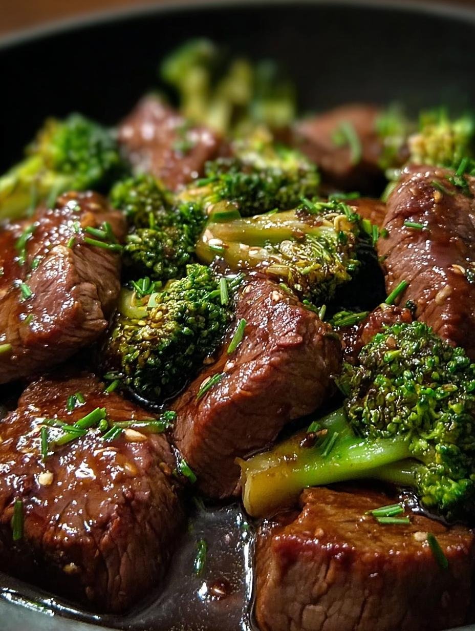 Rindfleisch Und Brokkoli Ein