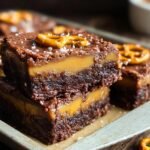 Salted Caramel Pretzel Brownie