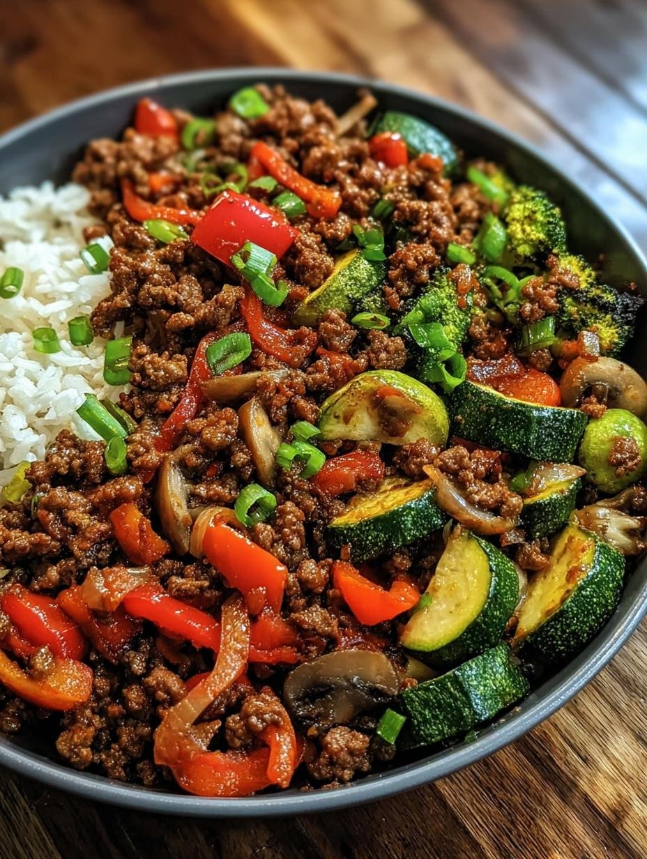 Scharfe Rinderhackfleisch Pfanne Mit