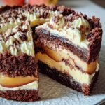 Schoko Apfel Torte Eine