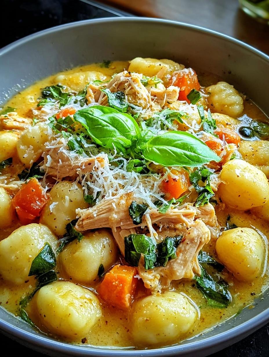 Slow Cooker Chicken Gnocchi