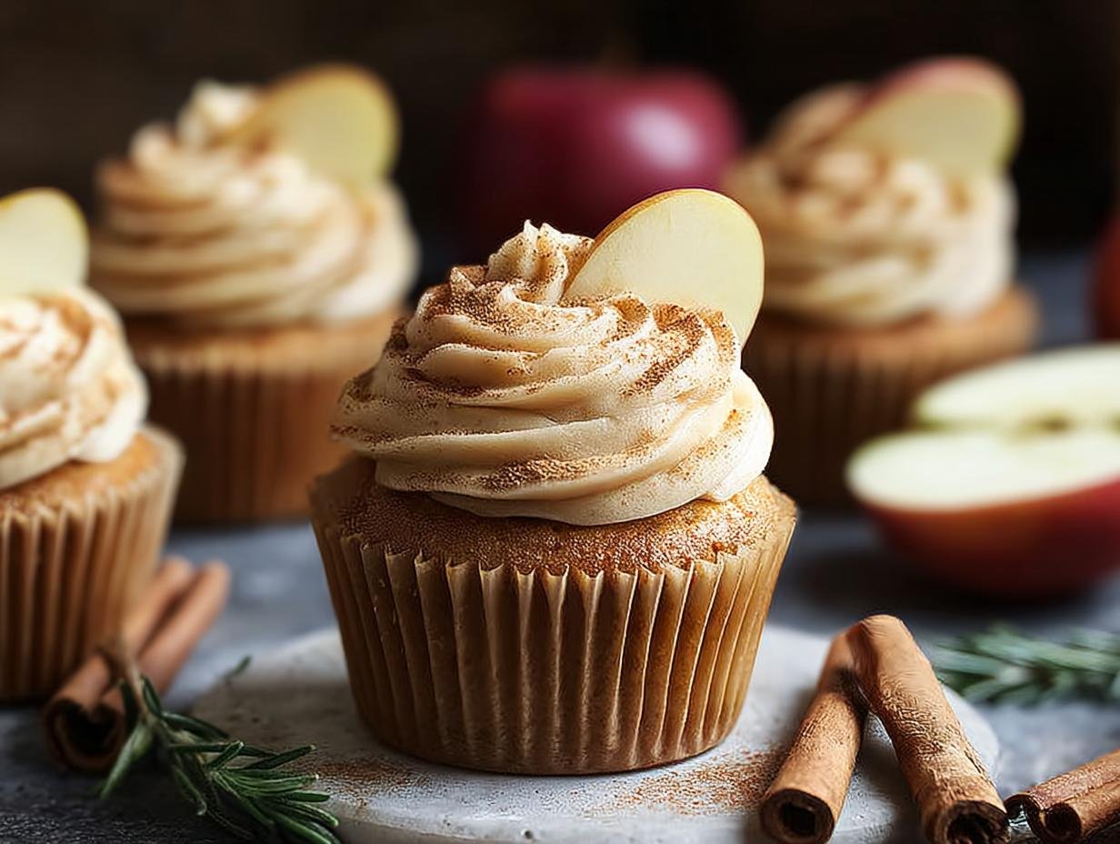 Heerlijke Spiced Apple Cider Cupcakes: Echt Een Keer Proeven - Spiced Apple Cider Cupcakes - main visual representation