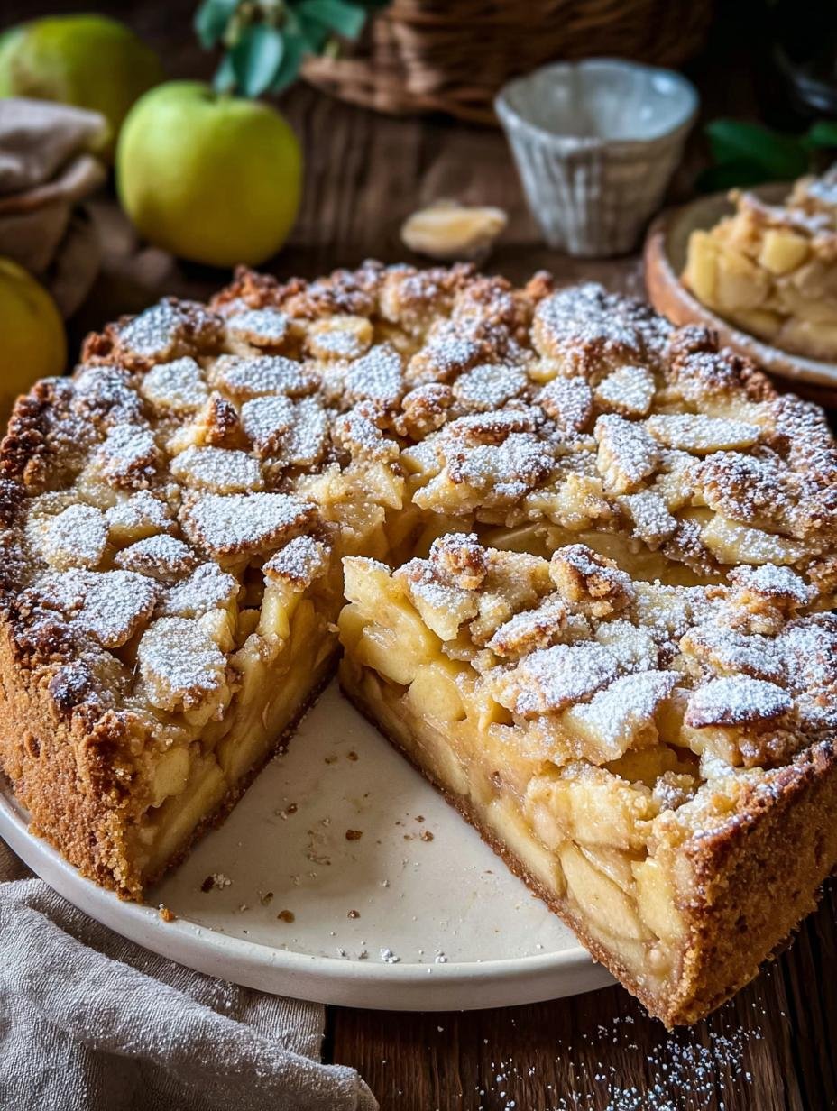 Streuselkuchen mit Äpfeln:heerlijk recept - Streusekuchen Mit Apfeln Und - main visual representation
