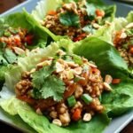 Thai Peanut Chicken Lettuce