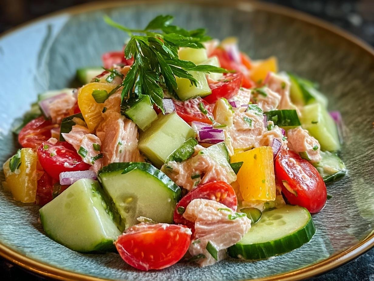 Heerlijke Thunfischsalat Mit Frischem Gemuse: 15 Min - Thunfischsalat Mit Frischem Gemuse - main visual representation
