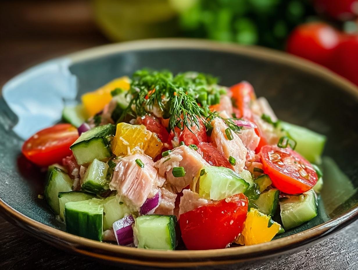 Heerlijke Thunfischsalat Mit Frischem Gemuse: 15 Min - Thunfischsalat Mit Frischem Gemuse - additional detail