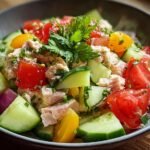 Thunfischsalat Mit Frischem Gemuse