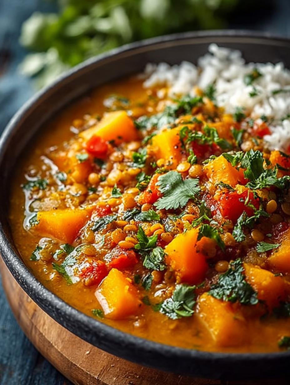 Warmendes Kurbis Linsen Curry: Een Zalig Recept in 20min! - Warmendes Kurbis Linsen Curry - main visual representation