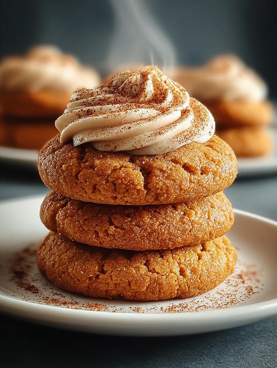 Close-up van een stapel Weiche Kurbiskekse met glazuur, klaar om te eten