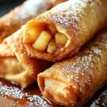 Apfelkrapfen Einwickeln Und Frittieren