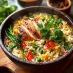 Aromatischer Reis Huhnerfett Und