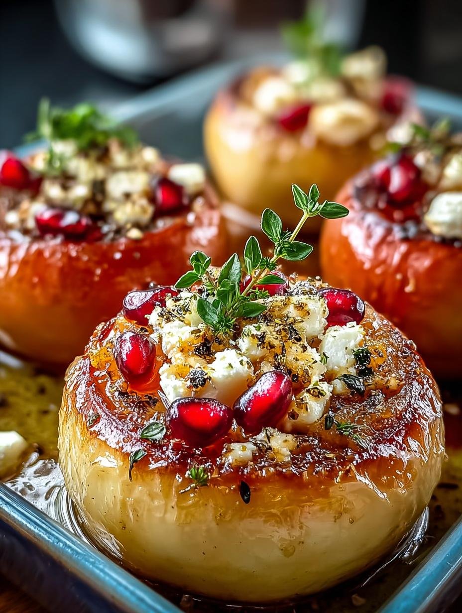 Baked Apples Mit Feta