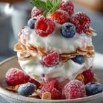 Einfache Gefrorene Joghurt Cereal